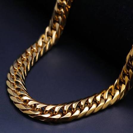 گردنبند مردانه کارتیر استیل رنگ ثابت 10 میل