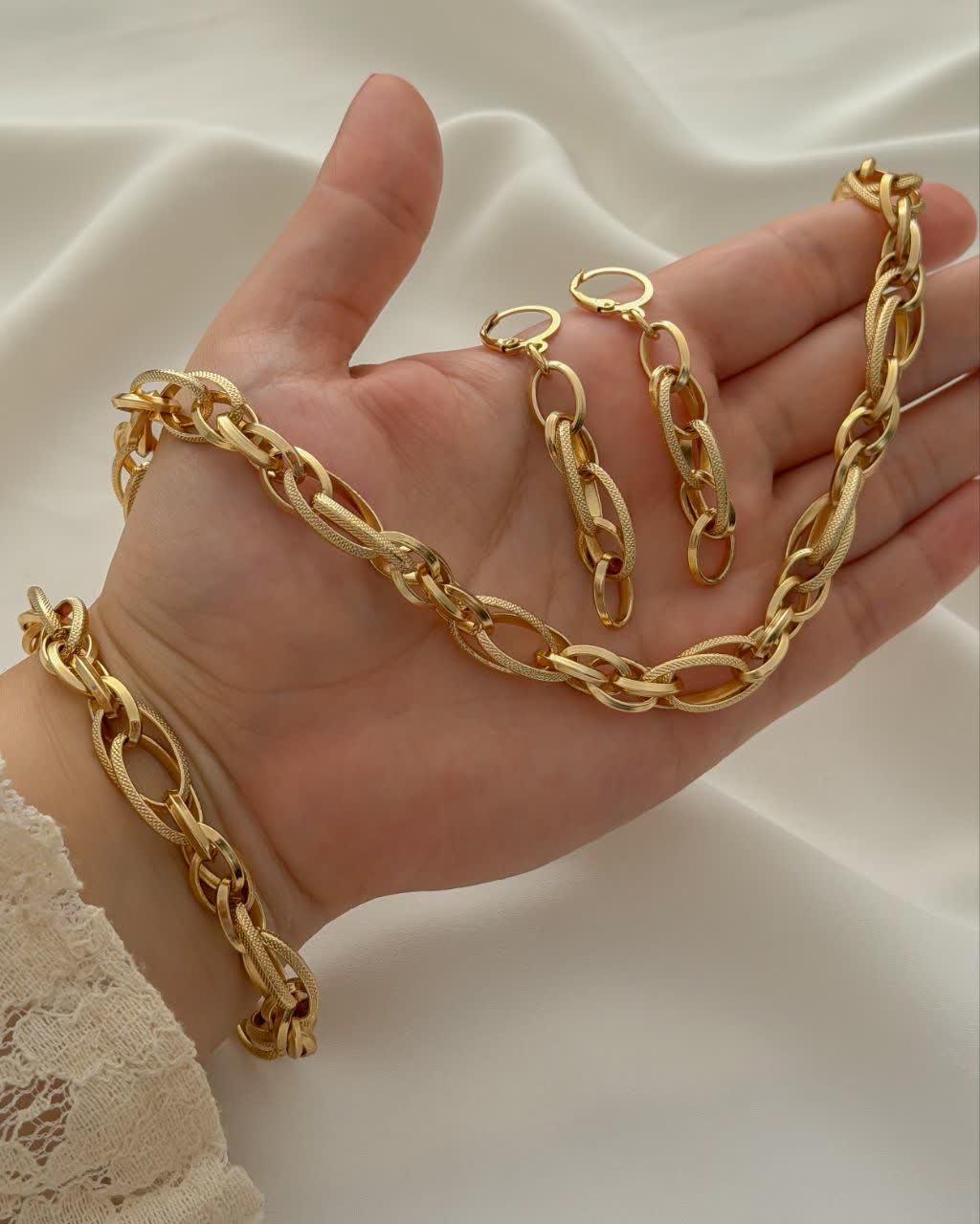 سرویس کامل زنانه طرح طلا