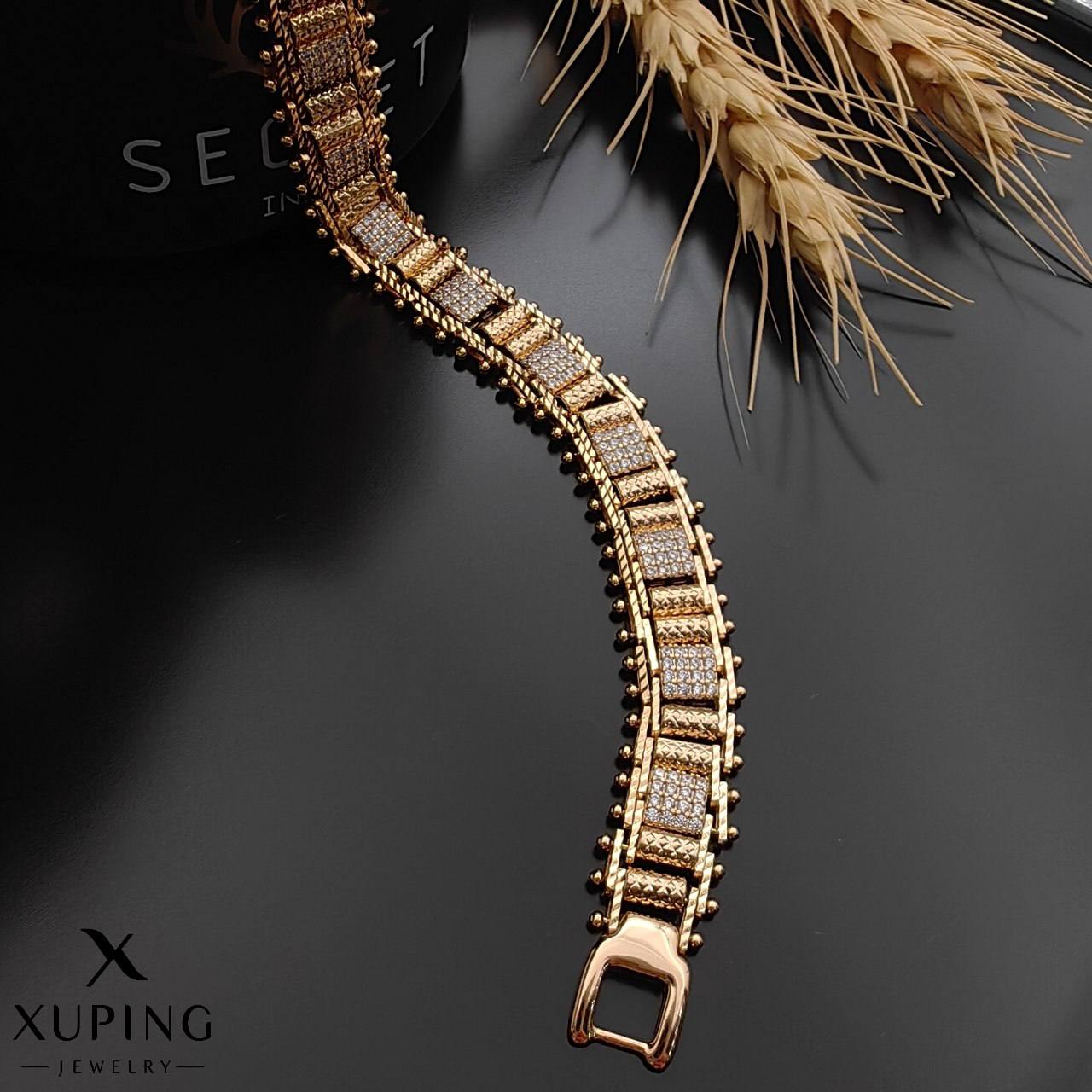 دستبند زنانه طرح طلا مطابق با عکس ژوپینگ
