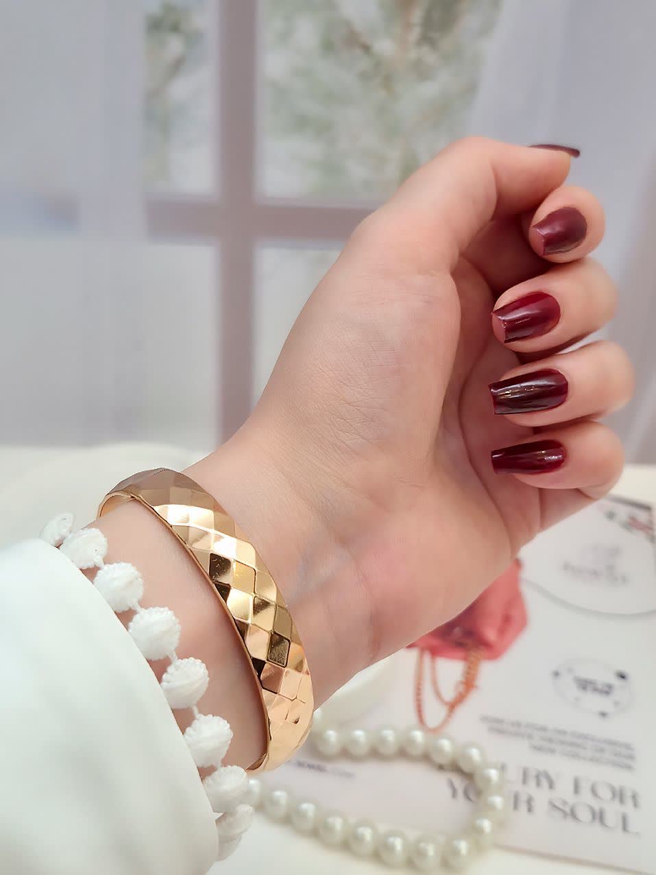 تکدست زنانه طرح طلا ژوپینگ