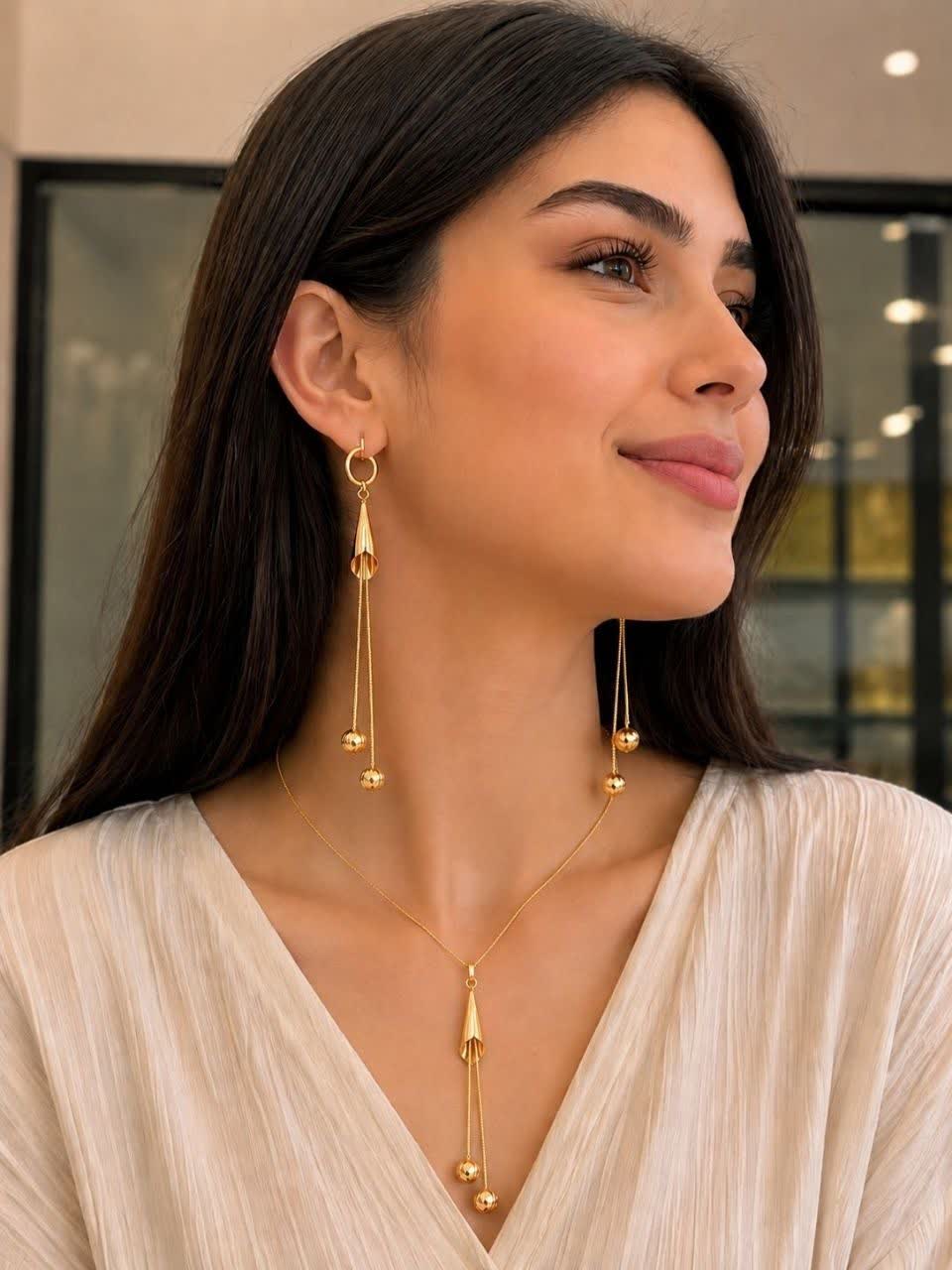 نیم ست زنانه با زنجیر