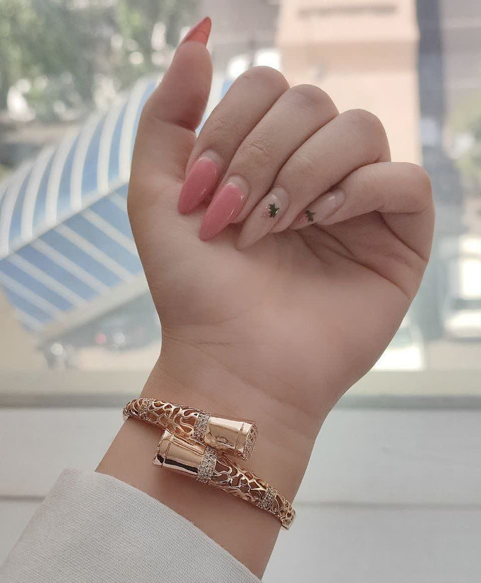 تکدست زنانه طرح طلا ژوپینگ